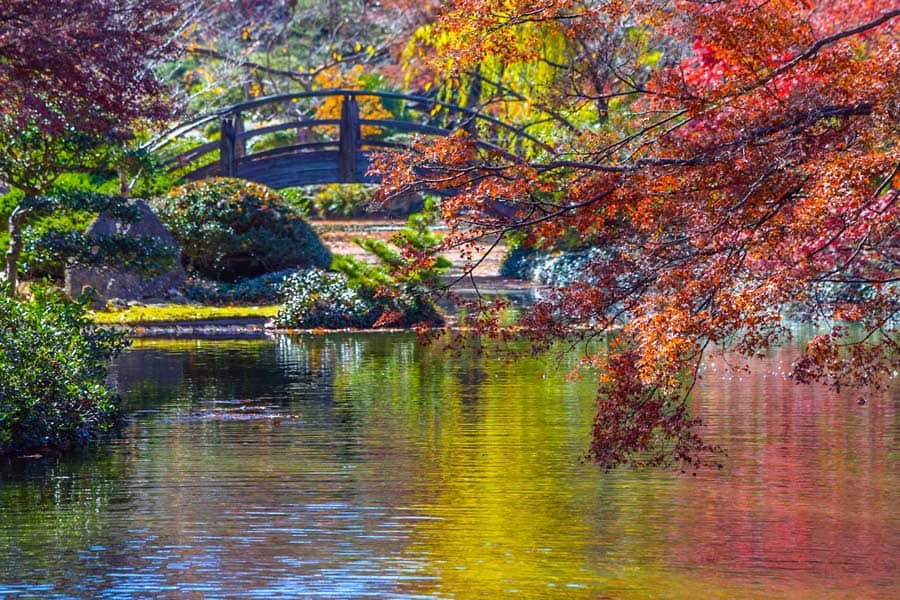 Japanese gardens in Fort Worth, Texas