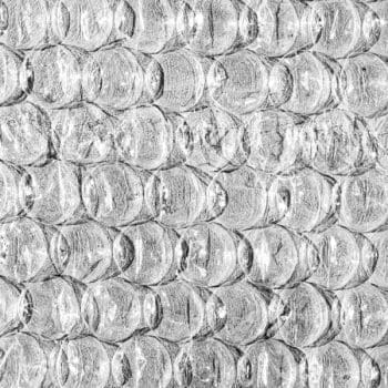 image of bubble wrap close up