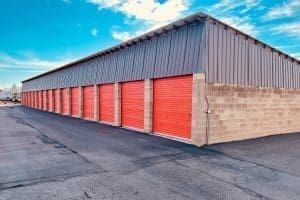 storage facility where people store things when moving