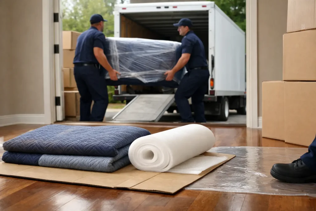 How to Protect Hardwood Floors During a Move