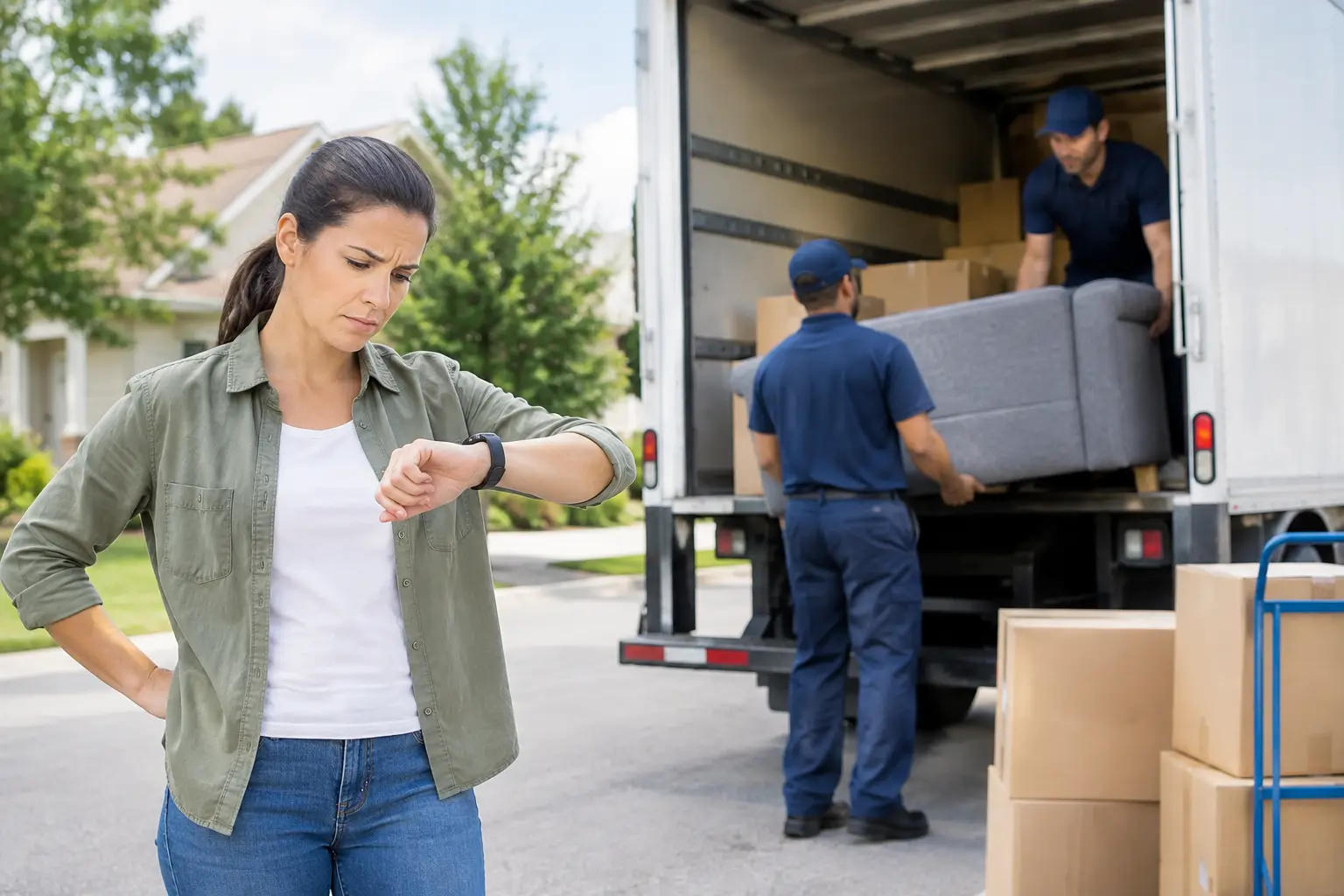 What Happens If Movers Are Late on Moving Day?