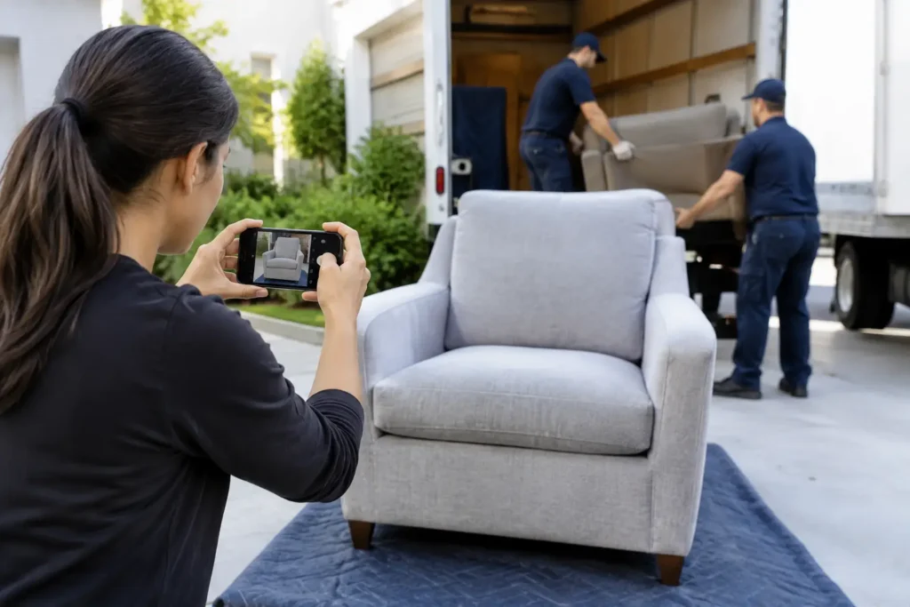 How to Photograph Furniture Condition Before a Move